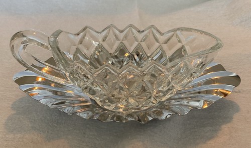Vintage cut glass - cut, sauce