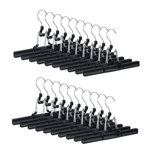 100 metal trouser hangers - 100,