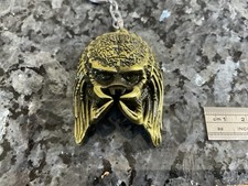 Metal Alien Predator Bag Charm Character Keyring. E9
