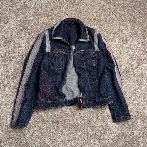 Escada contrast panel denim - contrast,