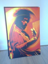 Guitar art  HENDRIX 36 inches x 24 shop condition hanged for 3 months  read on 