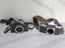 Praktica BC1 & Super TL Cameras BOTH UNTESTED SOLD AS SEEN IN PICTURES FAST P&P 