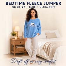 Womens Plus Size Fleece Jumper