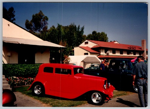 Vtg color snapshot man - snapshot, looking