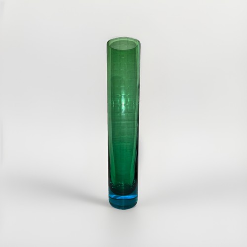 Tall green blue cylinder - green,