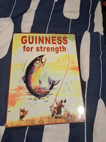 Original guinness metal sign - metal,