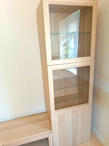 Ikea besta white oak effect - ikea,