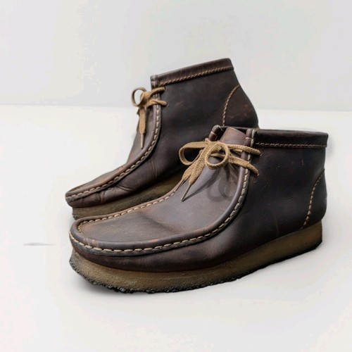 Clarks mens wallabees - clarks, beeswax