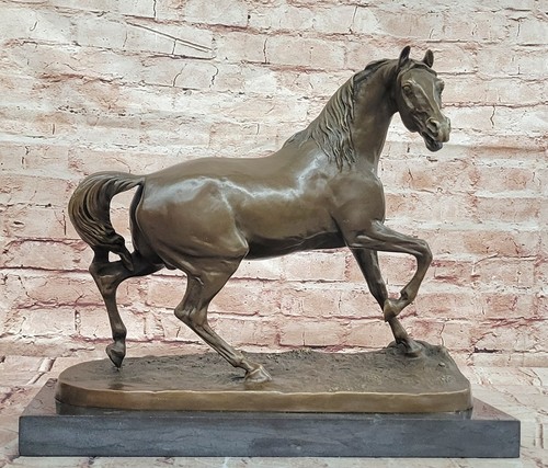 Barye bronze horse - bronze,