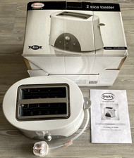 Swan 2 Slice White Toaster Bun