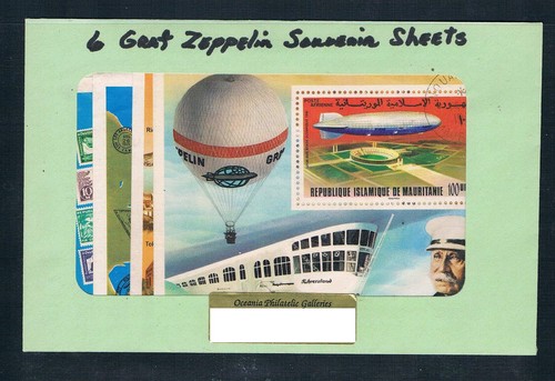 Zeppelin stamp packet - zeppelin,
