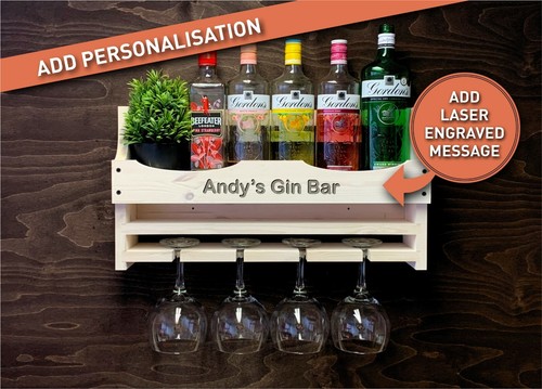 Gin bar shelf - bar, bottle