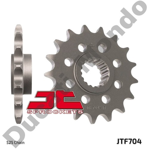 Front sprocket tooth - front, 15