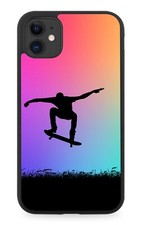 Skateboard Rubber Phone Case Skateboarder Skate Board Multicolour i642