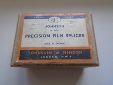 JOHNSON 16MM Precision Film Splicer Vintage With TRICOID Used