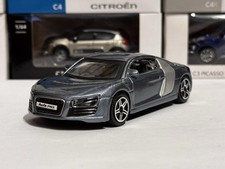 Bburago - Audi R8 2007 SILVER 1:43 Scale Toy Car - Playworn