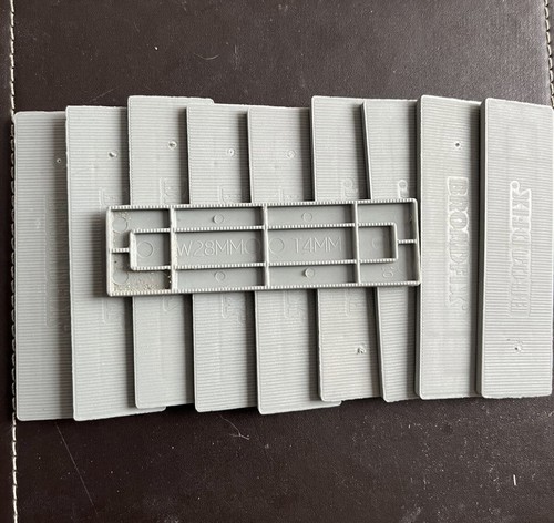 4mm plastic flat packers shims - plastic,