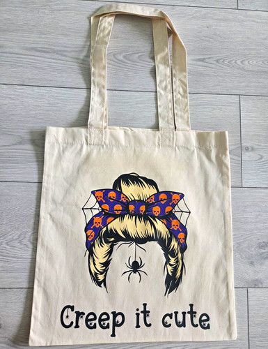 Cotton tote bag with handle - cotton,