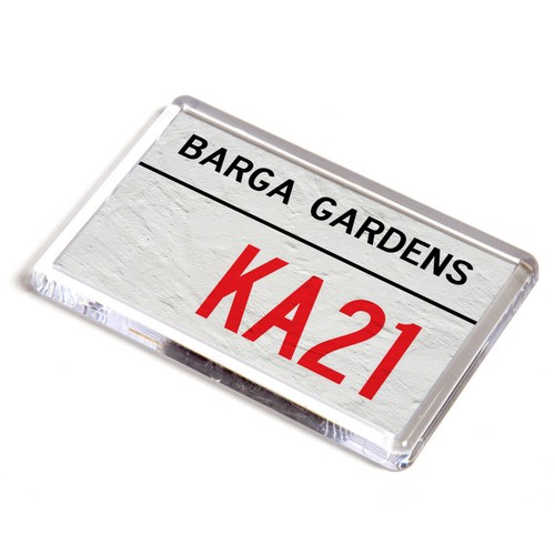 Fridge magnet barga gardens - -,