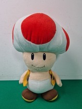 Large 14" Nintendo Super Mario Mushroom Soft Cuddly Toy