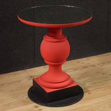 Side table furniture red