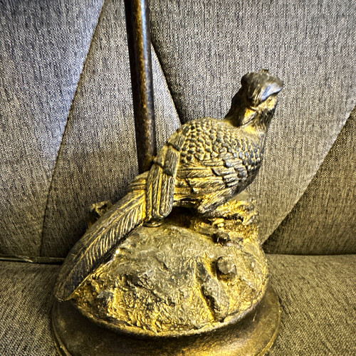 Vintage retro bronze bird - vintage/retro,