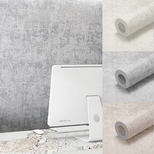 Industrial Concrete Textured Grey Wallpaper Glitter Metallic Cement Wall Paper