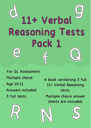 Eleven plus verbal - eleven, (11+)