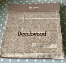 J Brown .. Beechwood .. Large Fabric Sample Book ..