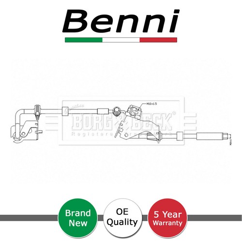 Brake hose front - brake,