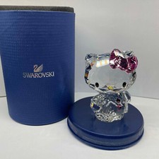 Swarovski Crystal Hello Kitty Pink Bow 2011 #1096877 Sanrio Boxed