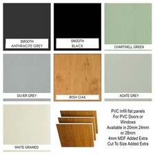 PVC UPVC Flat Infill Door