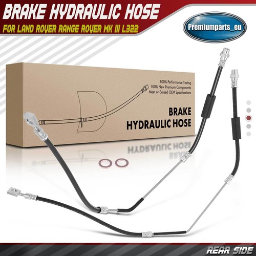 Brake hoses rear - 2x, land
