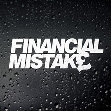 Financial Mistake Car Sticker - JDM DUB Classic Off Road Campervan