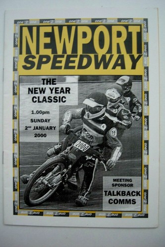 Newport speedway programme - speedway,