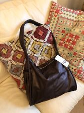 Zara Burgundy Large Tote Bag With Zip # H42