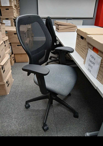 Grey fabric seat mesh - grey,