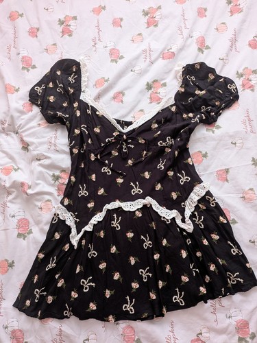 Ladies floral bow dress asos - ladies,