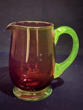 Victorian cranberry glass - glass, milk