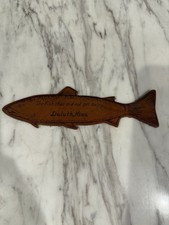 Antique Leather Souvenir Fish
