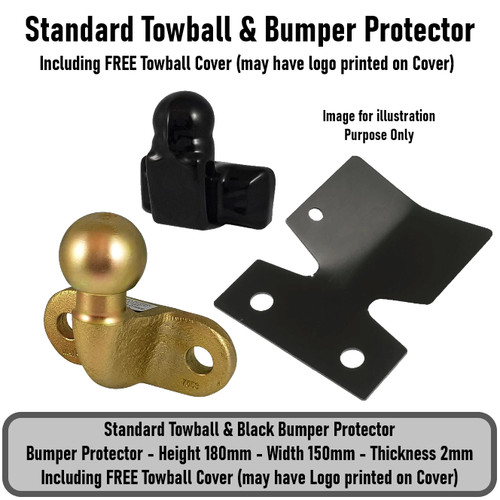 Towball and small black - small, towbar