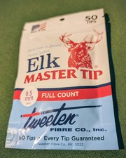 9.5mm Elk Master cue tips x 50