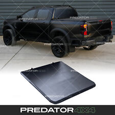 BLACK TRI-FOLD SOFT TONNEAU TRUCK BED CARGO LOAD COVER FOR FORD RANGER T9 2023+