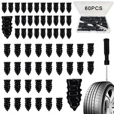 60X Tire Repair Screw In Rubber Plug Nail Car Tyre Puncture Repair Set Off-Road!