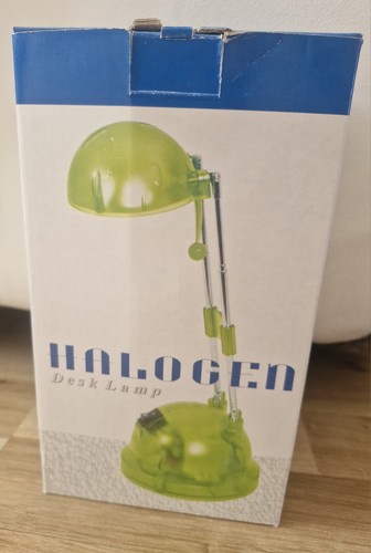 Halogen desk lamp new box - desk,