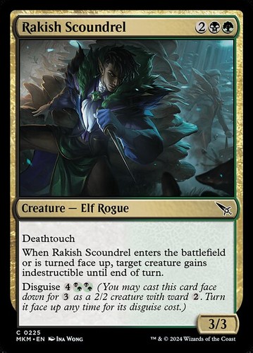 Mtg rakish scoundrel - rakish, (0225)