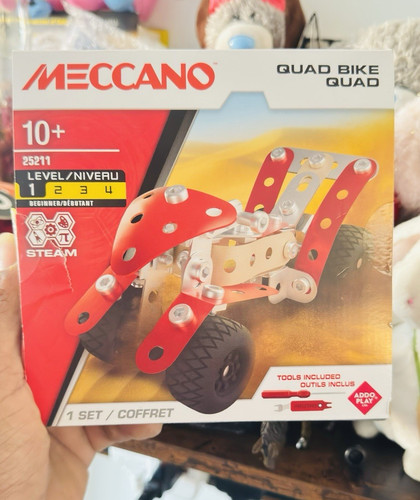 Meccano quad bike metal - meccano,