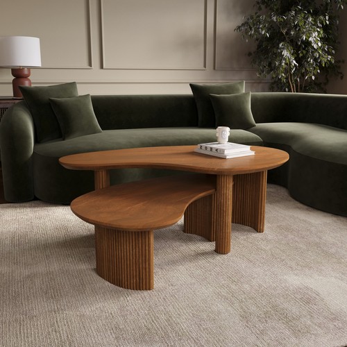 Kidney shaped mango wood - kidney,