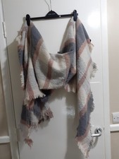 Brushed Blanket Scarf Ladies