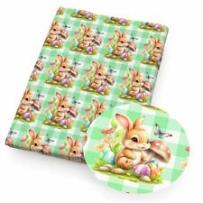 Easter Bunny Green Gingham